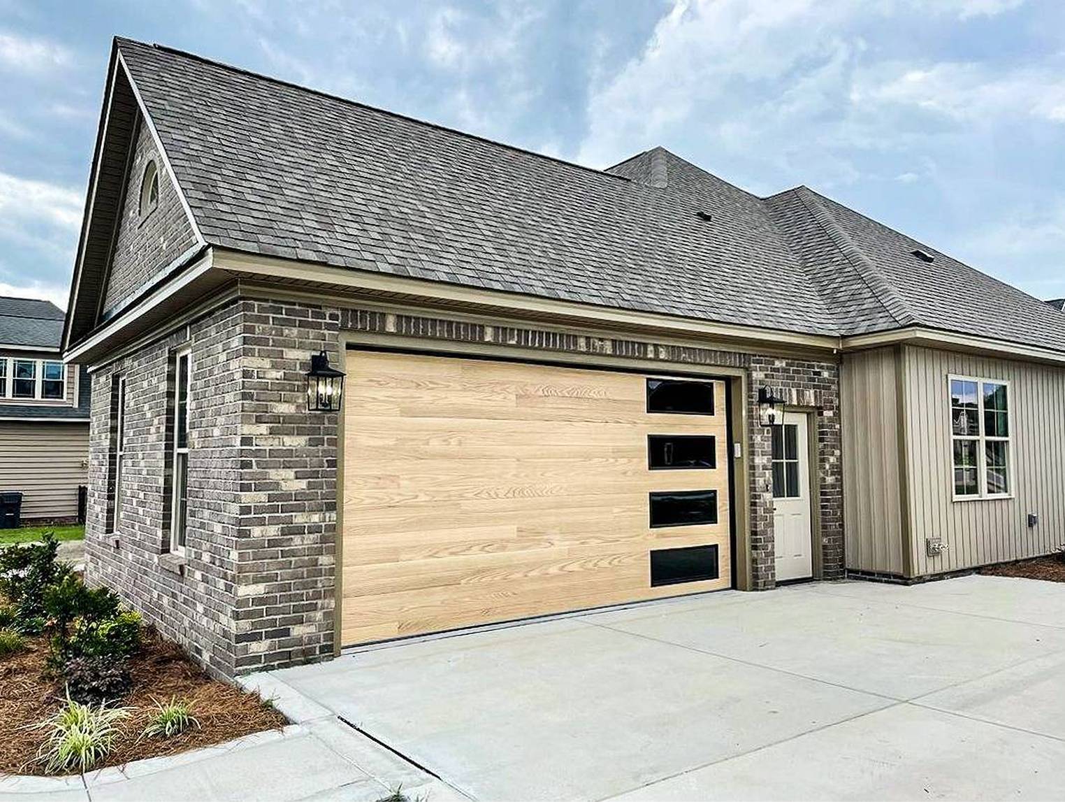Stone gray house