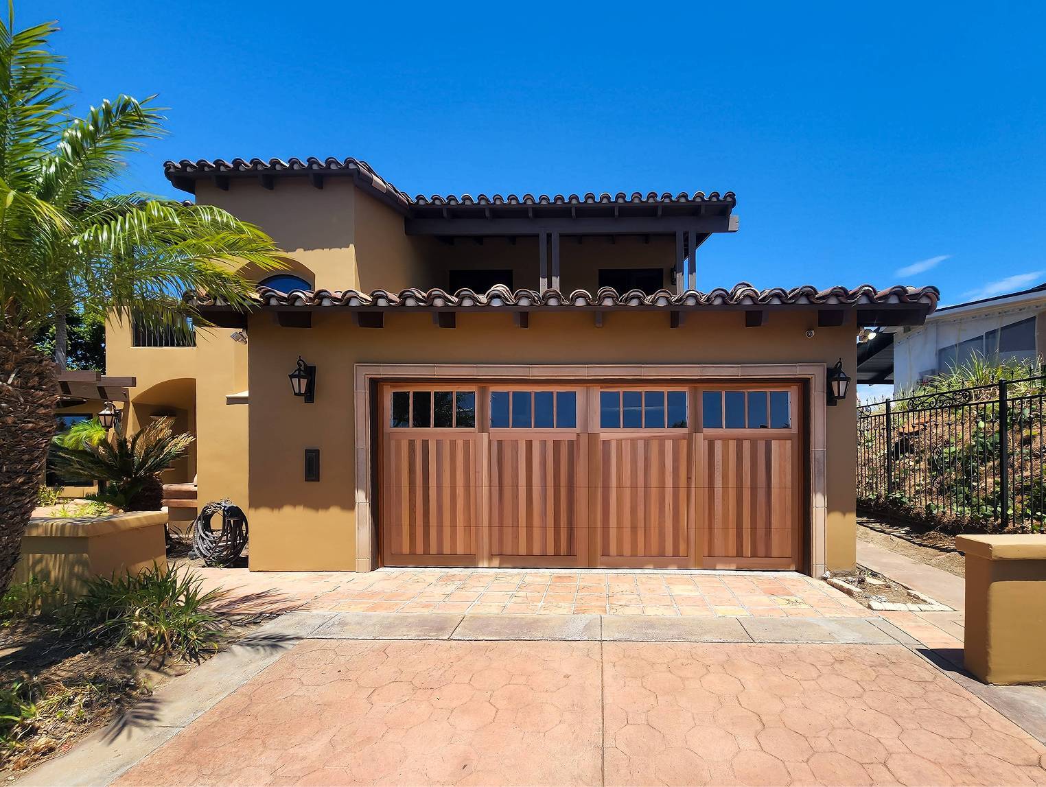 Yellow mediterranean house